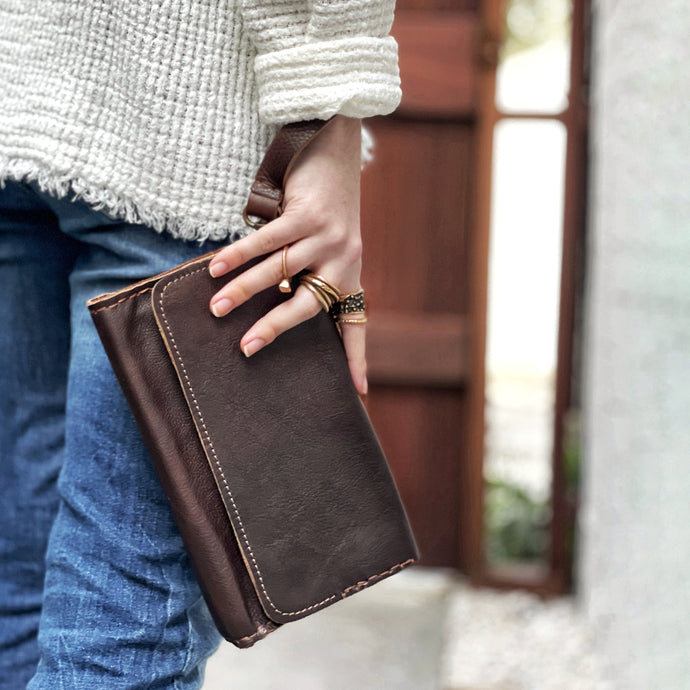 Borsellino Wallet / Clutch Bag - Cacao