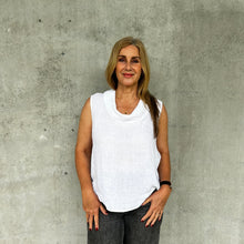 Load image into Gallery viewer, Frederic linen cowl neck top