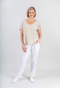 Olivia Pant - White