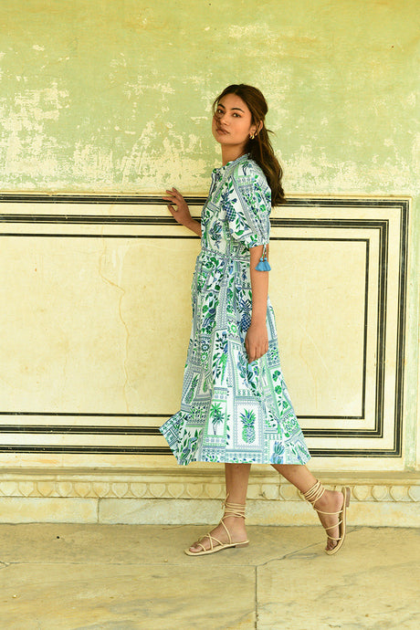 Tropic Midi Blue Green