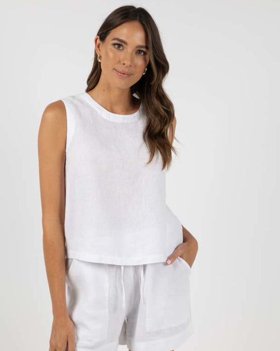 Evita Top White