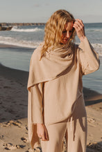 Load image into Gallery viewer, Winter Retreat Merino Wrap - Soft Sand