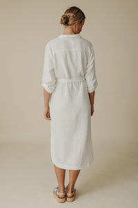 Salt Tunic Dress Pure White