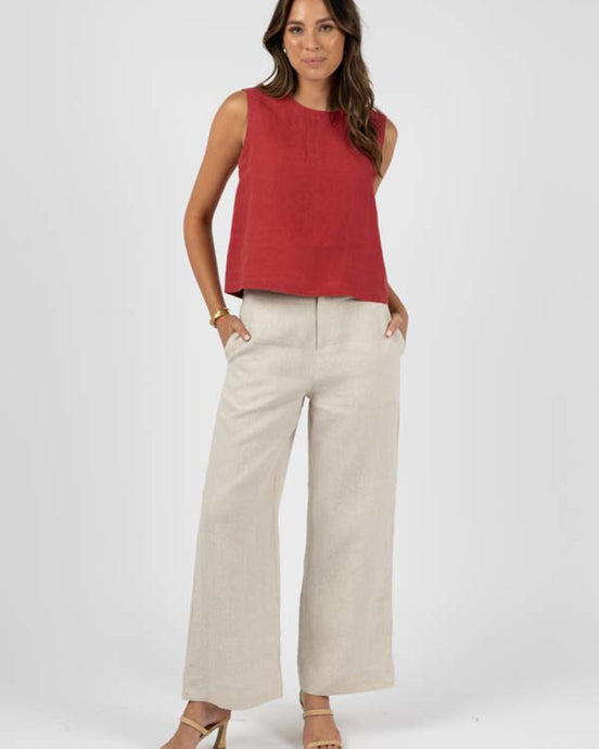 Fleetwood Linen Pant Natural