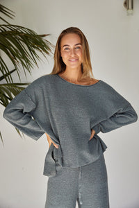 Retreat Cotton Twist Pullover - Mineral Combo