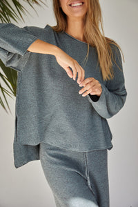 Retreat Cotton Twist Pullover - Mineral Combo