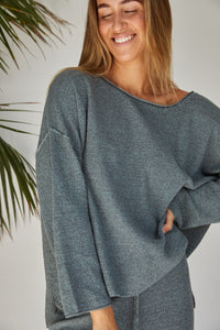 Retreat Cotton Twist Pullover - Mineral Combo