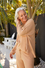 Load image into Gallery viewer, Retreat Cotton Twist Pullover - Salty Caramel