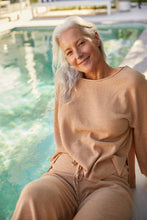 Load image into Gallery viewer, Retreat Cotton Twist Pullover - Salty Caramel