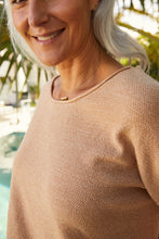 Load image into Gallery viewer, Retreat Cotton Twist Pullover - Salty Caramel