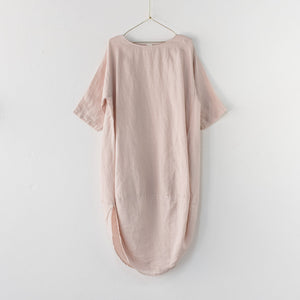 Montaigne Paris ITALIAN LINEN Scalloped Edge POMPEII DRESS 